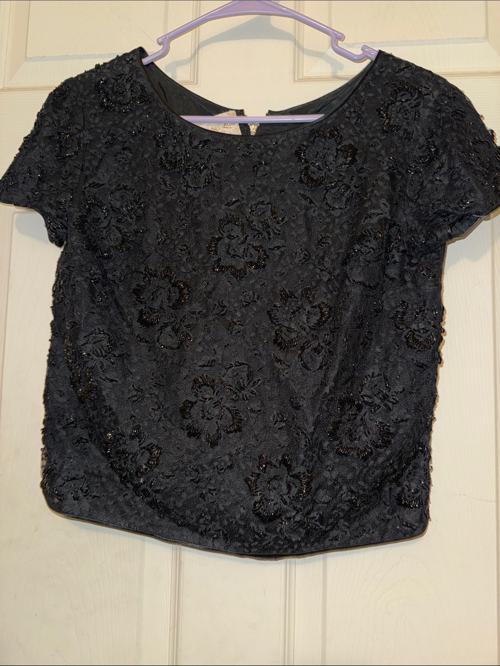 Vintage Doreen Loh beaded‎ top